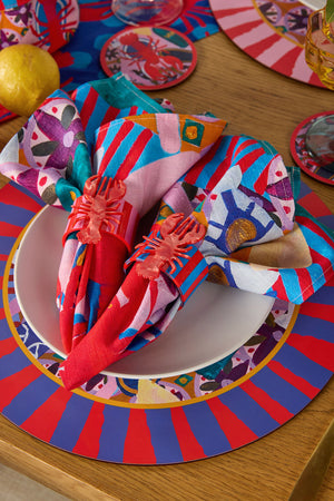 Gorman - Lobster Napkin Ring Set 2 - multi