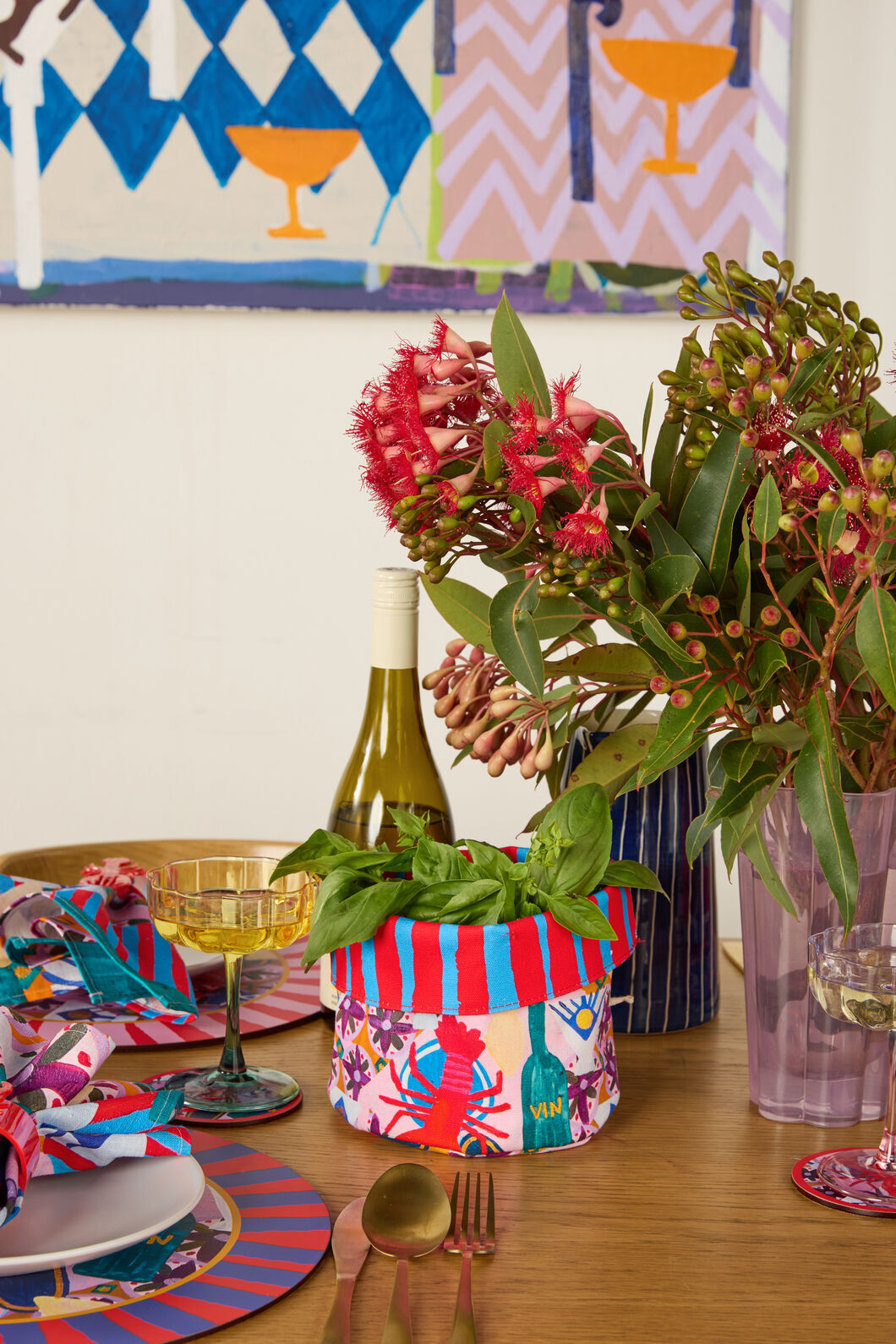 Gorman - Le Pique-Nique Planter Sml - print