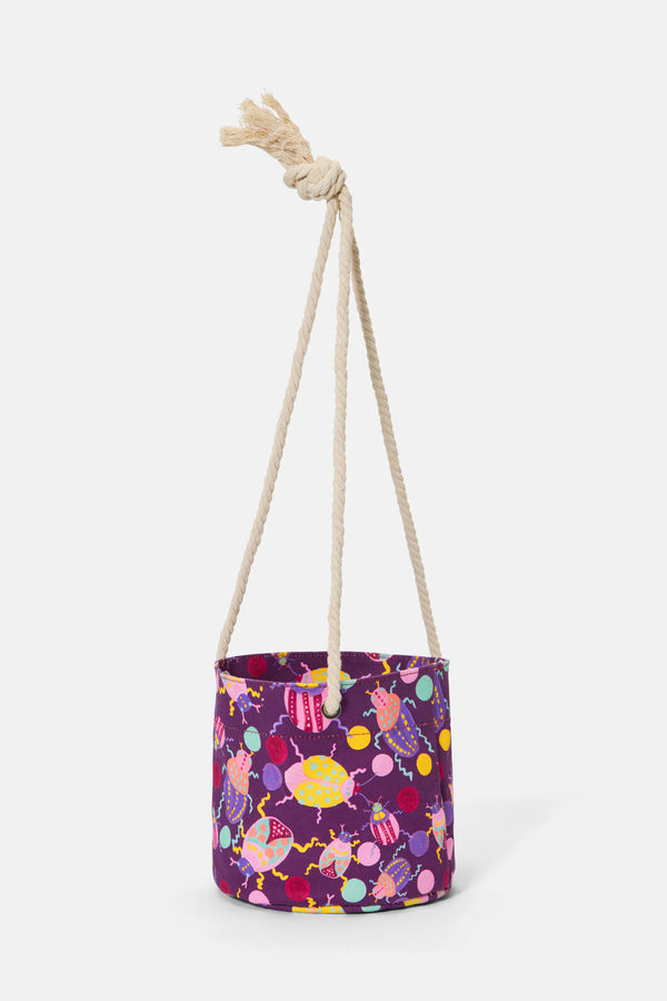 Gorman - Plum Beetle Hanging Planter Small - print