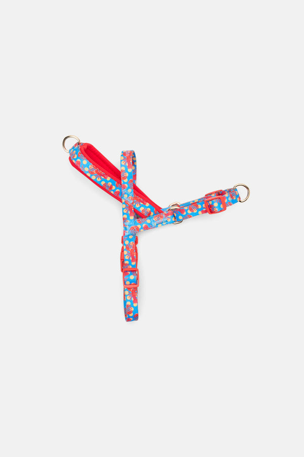 Gorman - Lobster Pet Harness Small - print