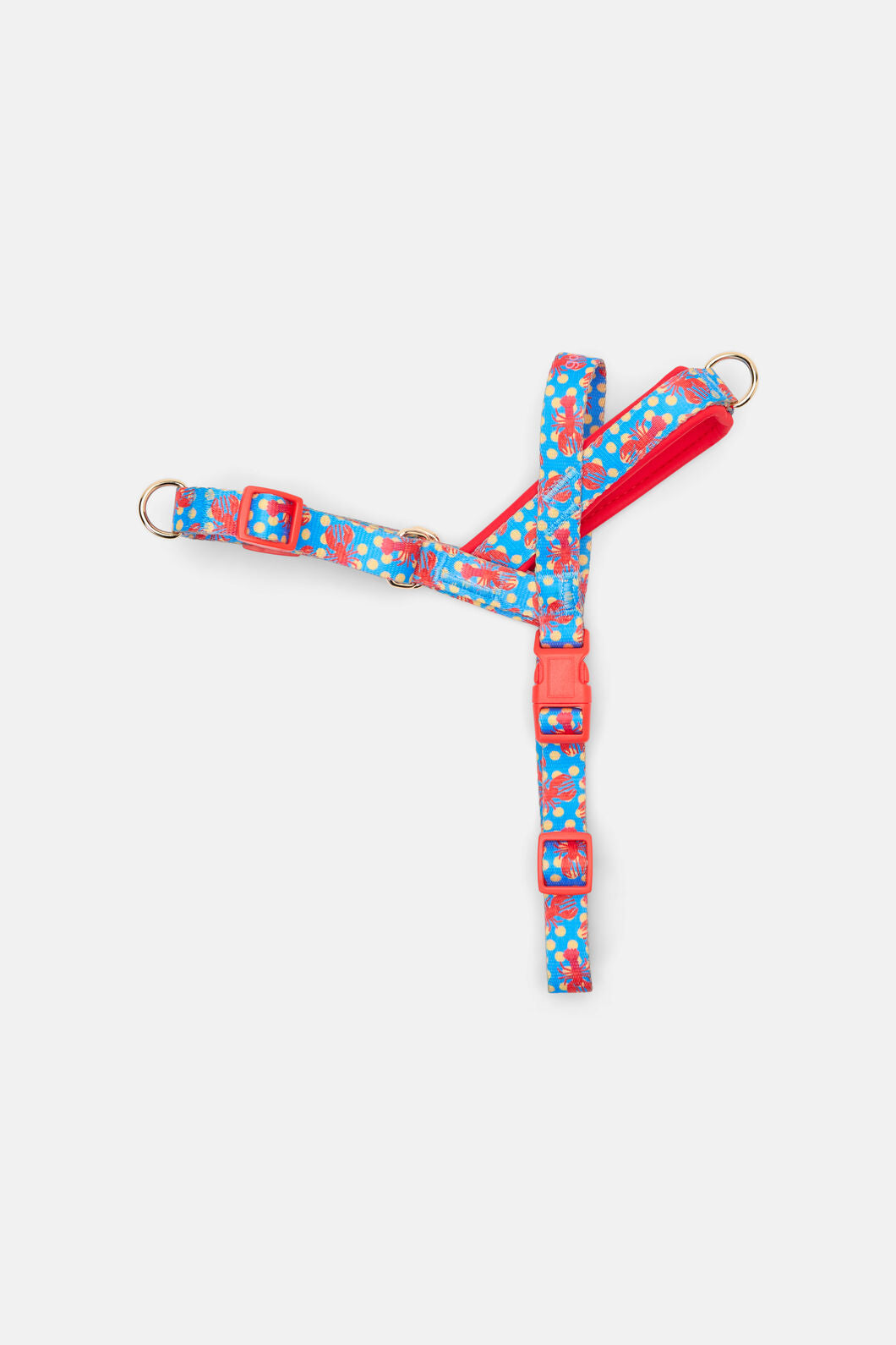 Gorman - Lobster Pet Harness Med - print