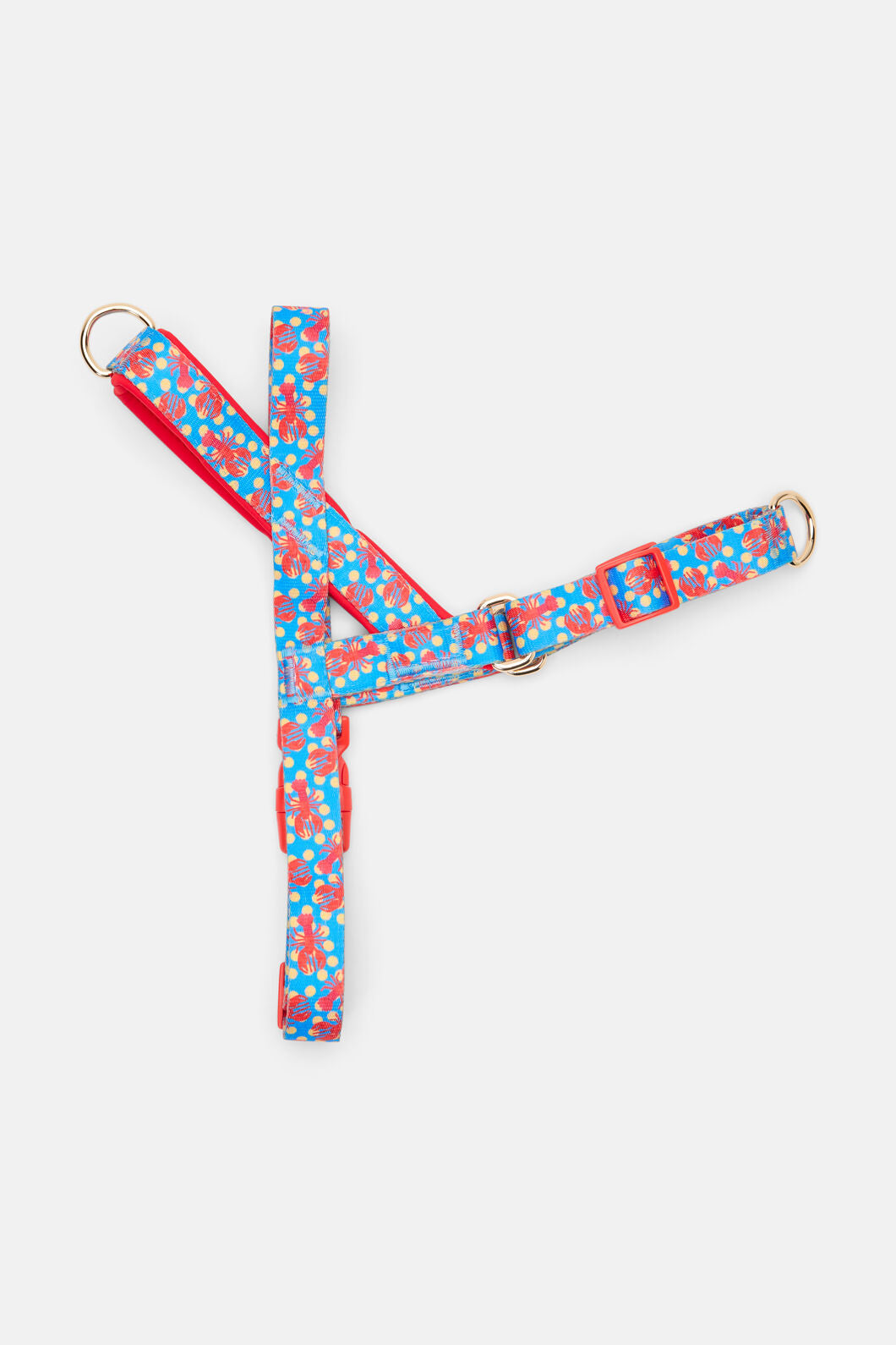 Gorman - Lobster Pet Harness Large - print