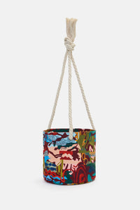 Gorman - Spotted Rhythm Hanging Planter Lge - print