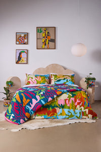 Gorman - Fluid Rhythm Quilted Coverlet-KB - print