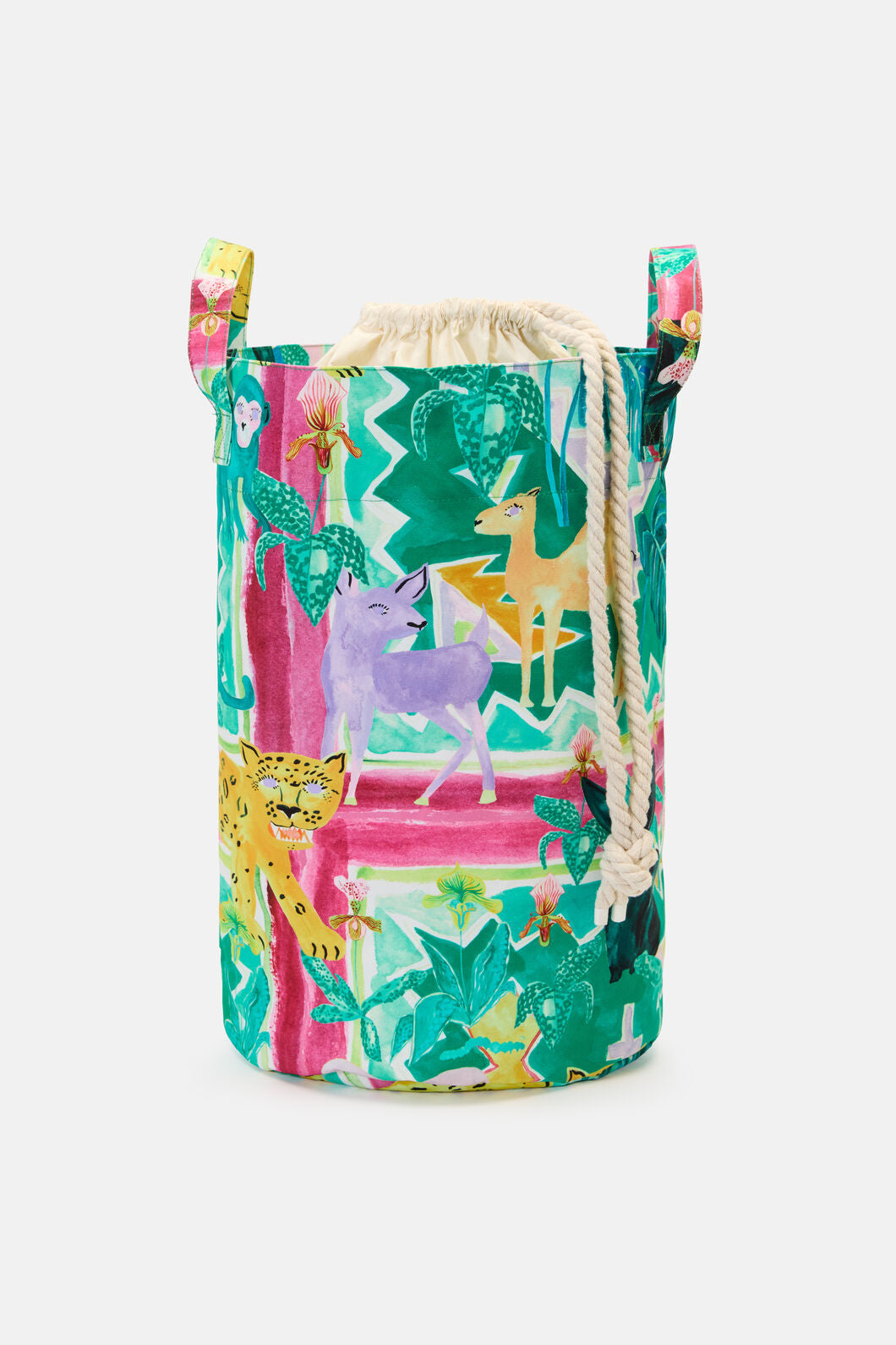 Gorman - Night Zoo Laundry Basket - print