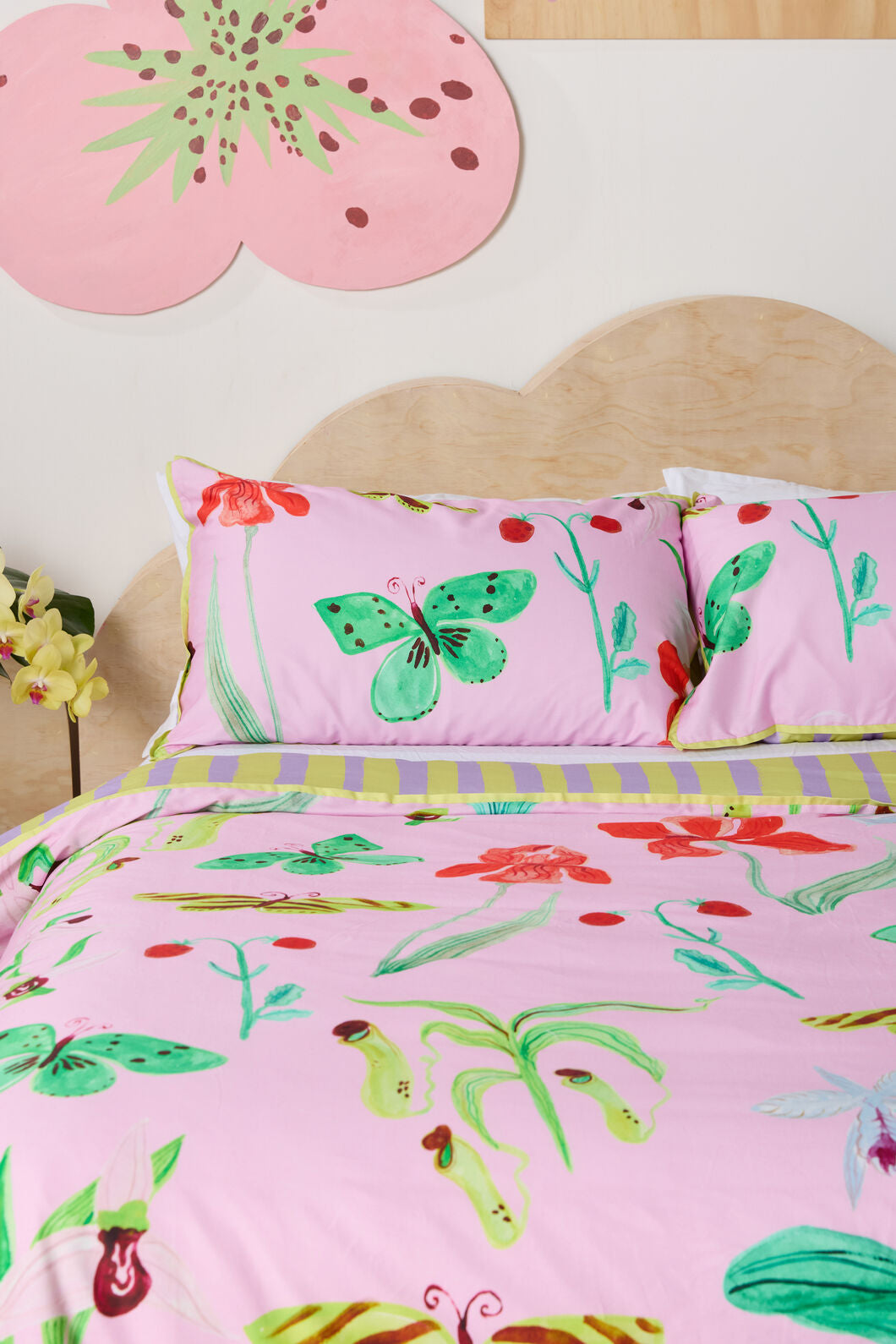 Gorman - Electric Eden Bed Linen-QB - print