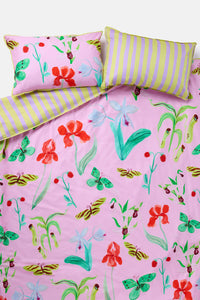 Gorman - Electric Eden Bed Linen-QB - print