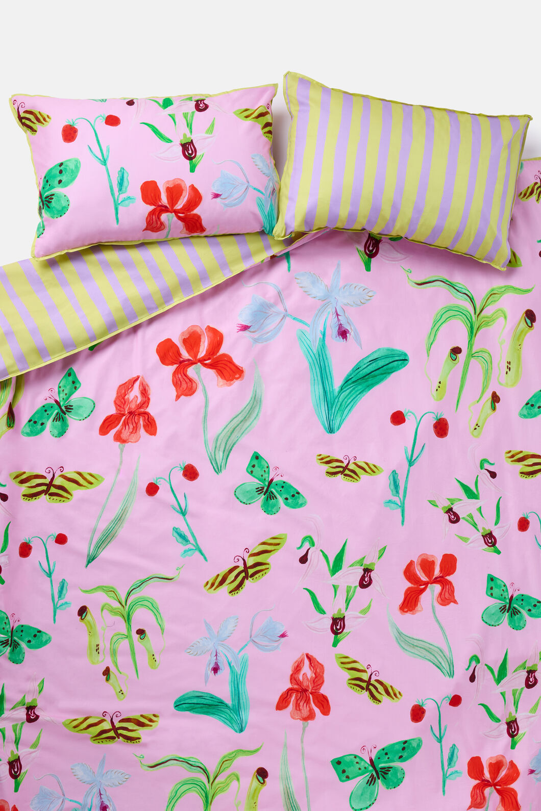 Gorman - Electric Eden Bed Linen-QB - print