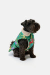 Gorman - Orchid Safari Dog Puffer Coat - print