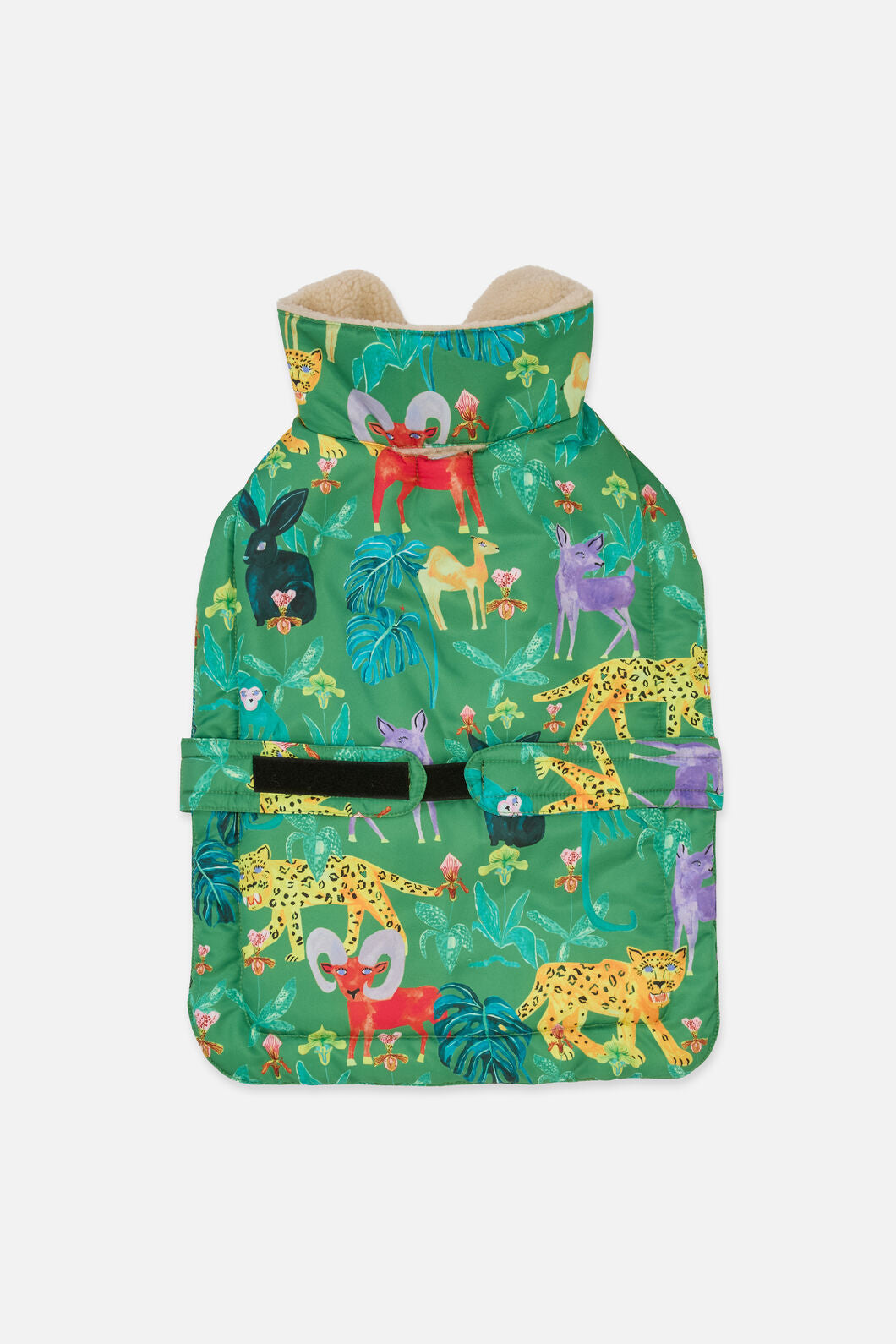 Gorman - Orchid Safari Dog Puffer Coat - print