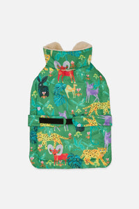 Gorman - Orchid Safari Dog Puffer Coat - print