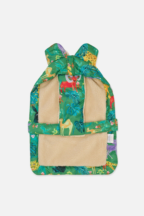 Gorman - Orchid Safari Dog Puffer Coat - print