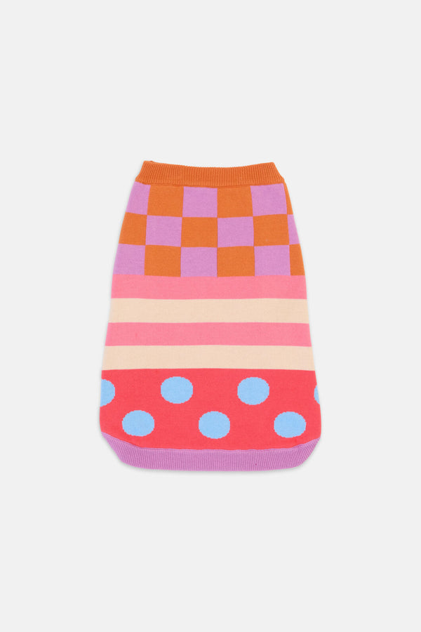 Gorman - Pattern Party Knitted Dog Jumper - multi