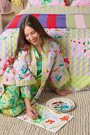 Gorman - Electric Eden Bath Robe - print