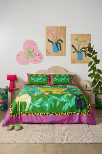 Gorman - Orchid Safari Bedding Set KB - print