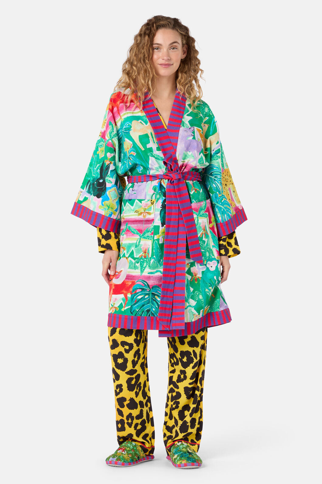 Gorman - Wild Tile Bath Robe - print