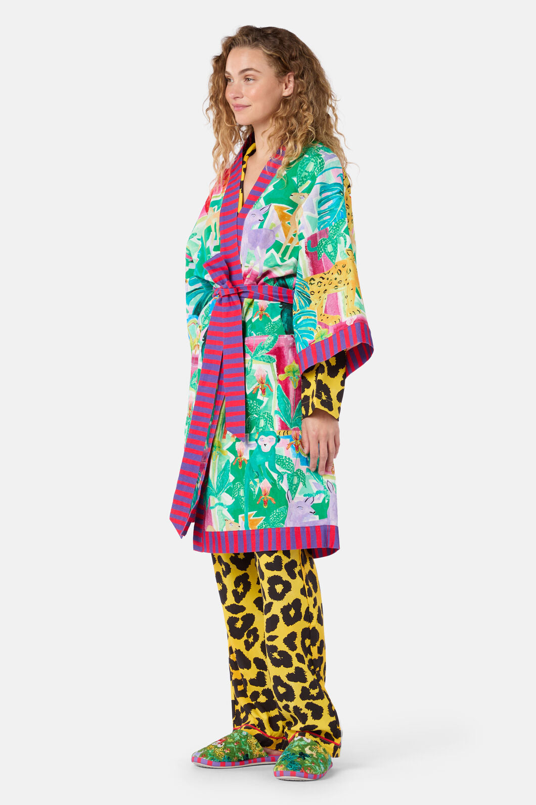 Gorman - Wild Tile Bath Robe - print