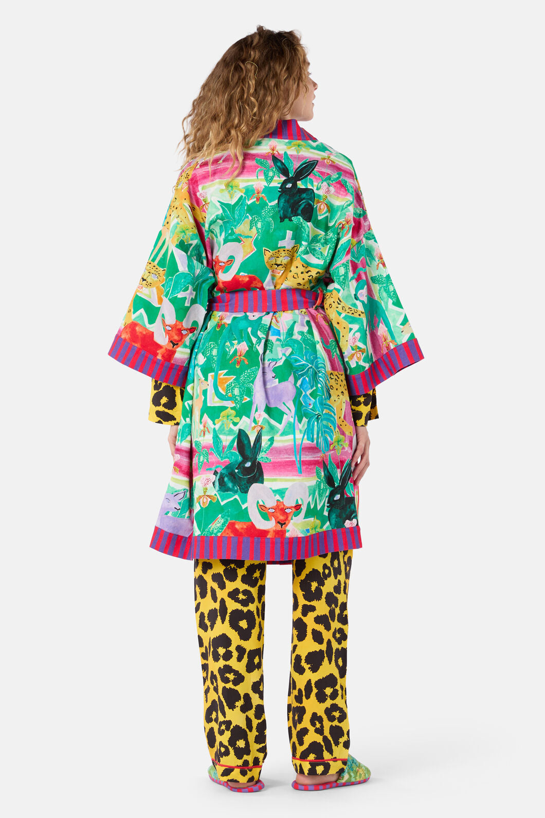 Gorman - Wild Tile Bath Robe - print