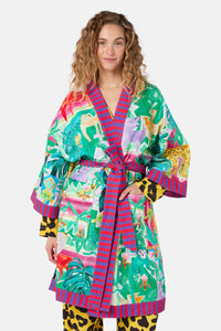 Gorman - Wild Tile Bath Robe - print