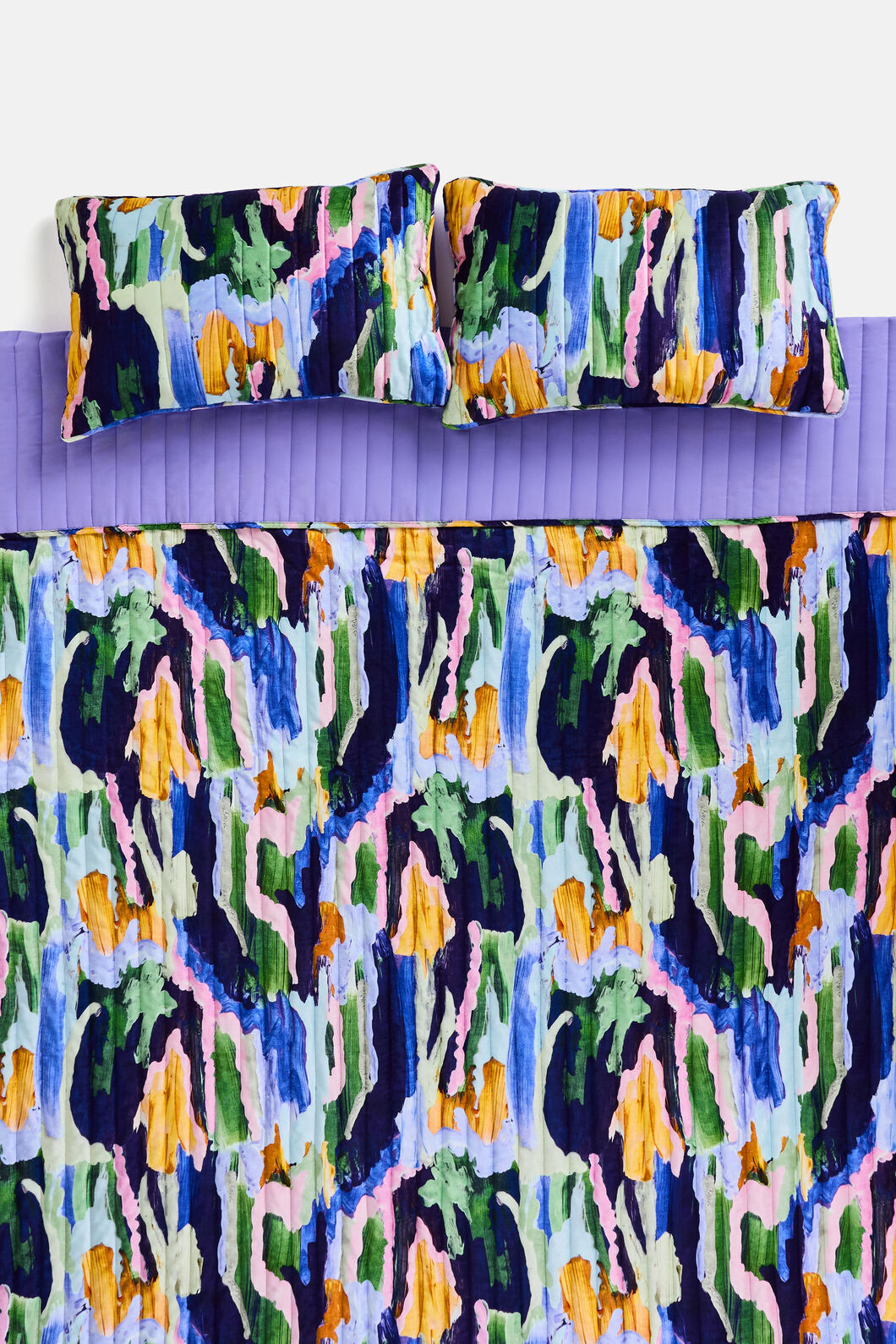 Gorman - Liquid Joy Velvet Coverlet Q/K - print