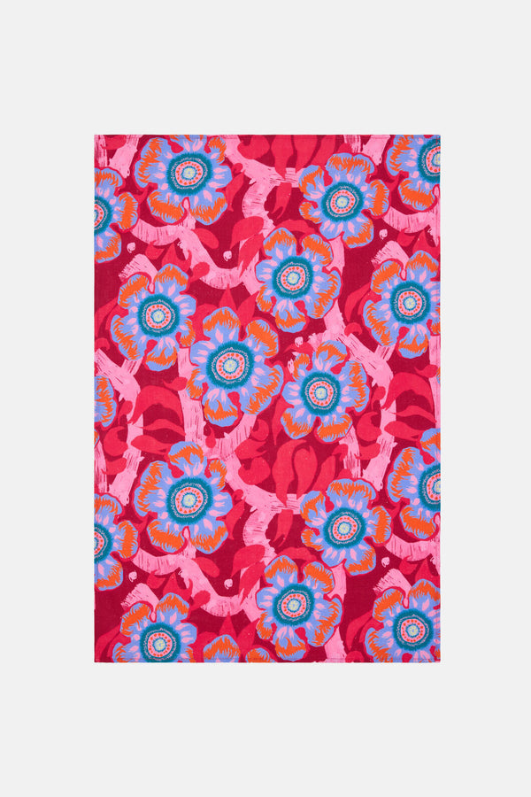 Gorman - Tiger Flower Tea Towel Set 2 - print