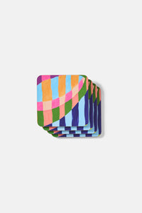 Gorman - Pop Botanical Coaster Set 4 - print