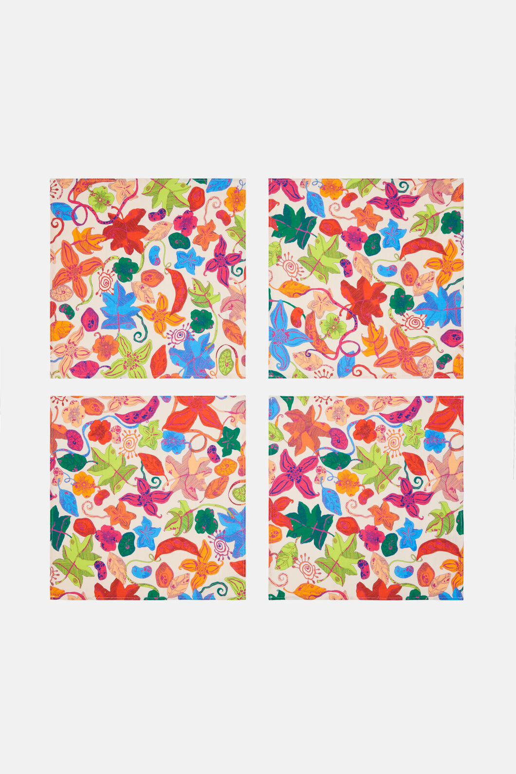 Gorman - Pop Botanical Napkin Set 4 - print