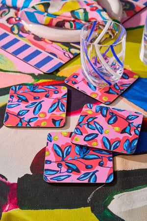 Gorman - Summer Vibes Coaster Set 4 - print