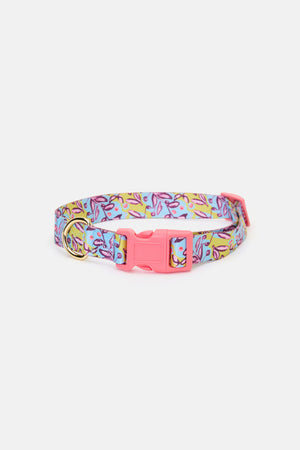 Gorman - Blueberries Pet Collar Lge - print