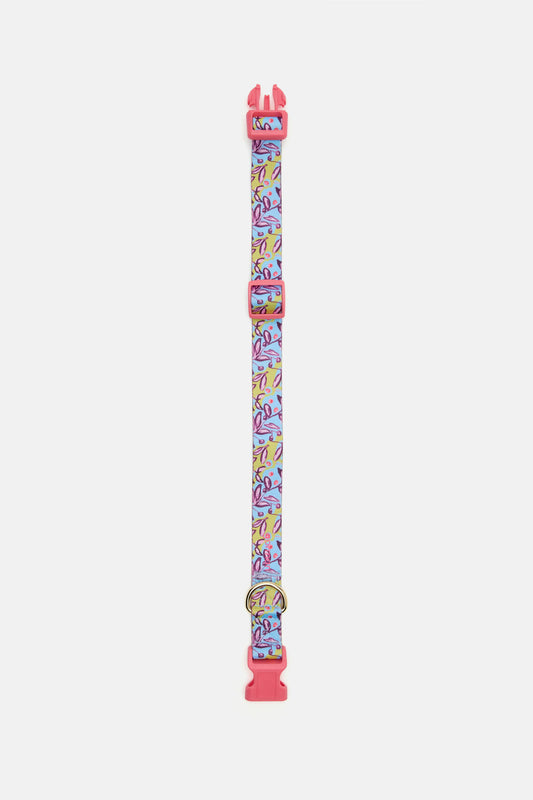 Gorman - Blueberries Pet Collar Lge - print