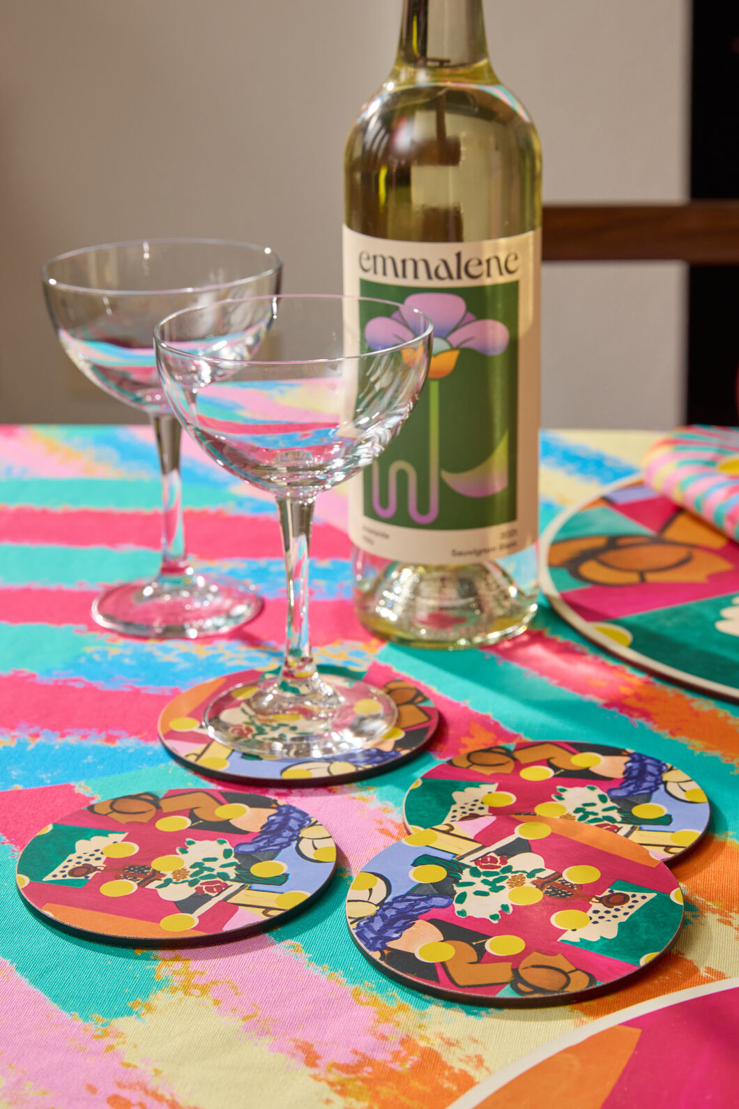 Gorman - Still Life Coaster Set 4 - print