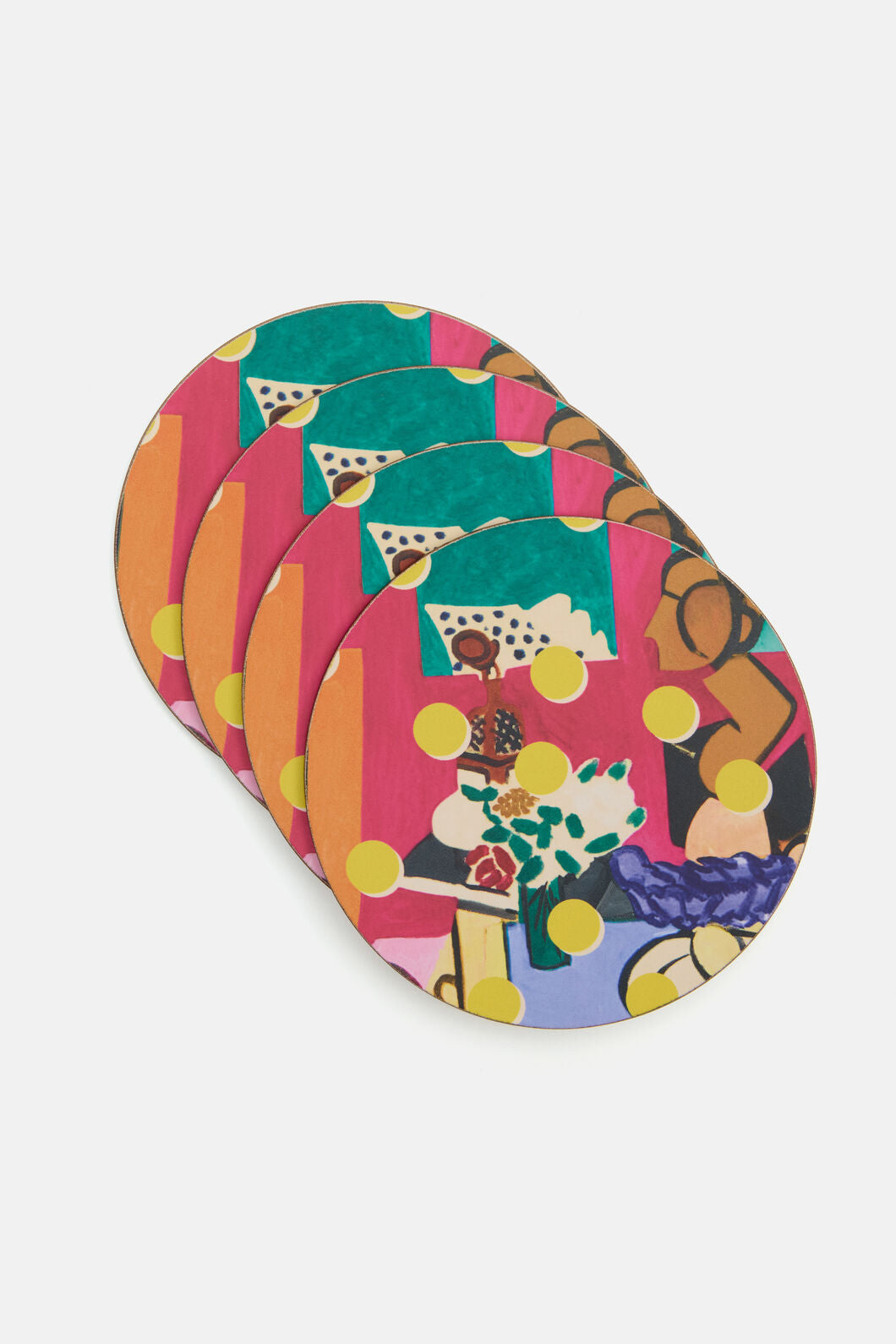 Gorman - Still Life Coaster Set 4 - print