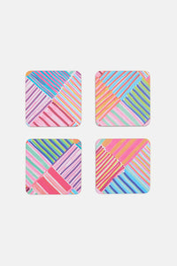 Gorman - Candy Check Coaster Set 4 - print