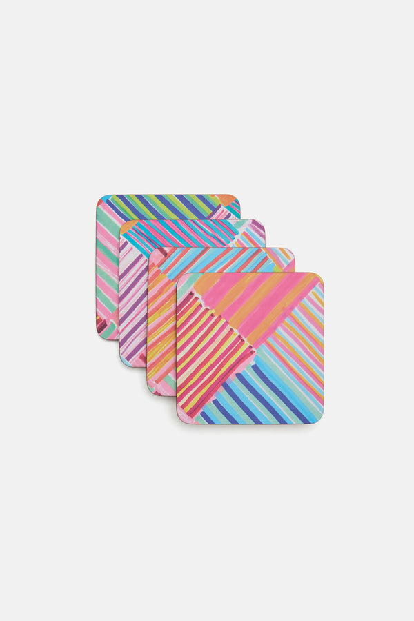 Gorman - Candy Check Coaster Set 4 - print