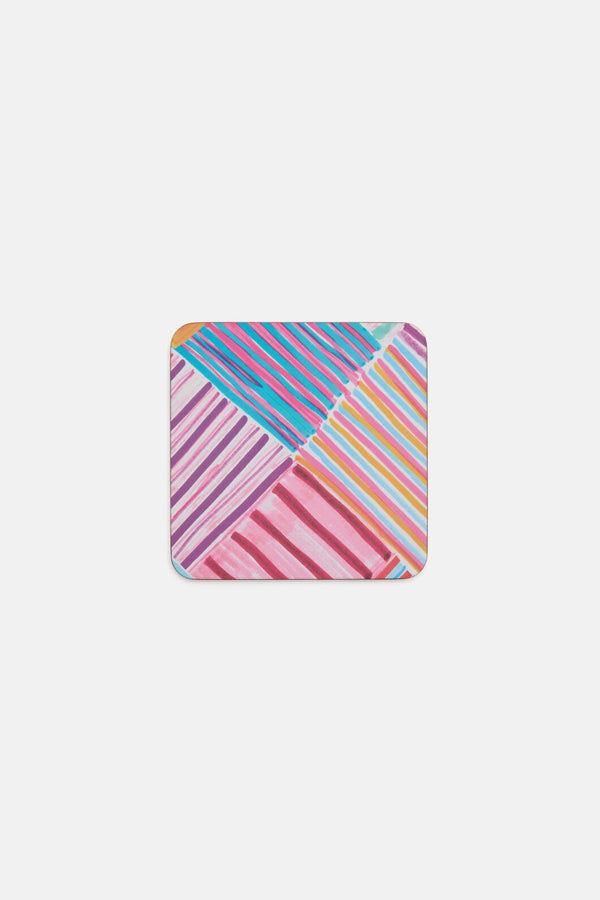 Gorman - Candy Check Coaster Set 4 - print