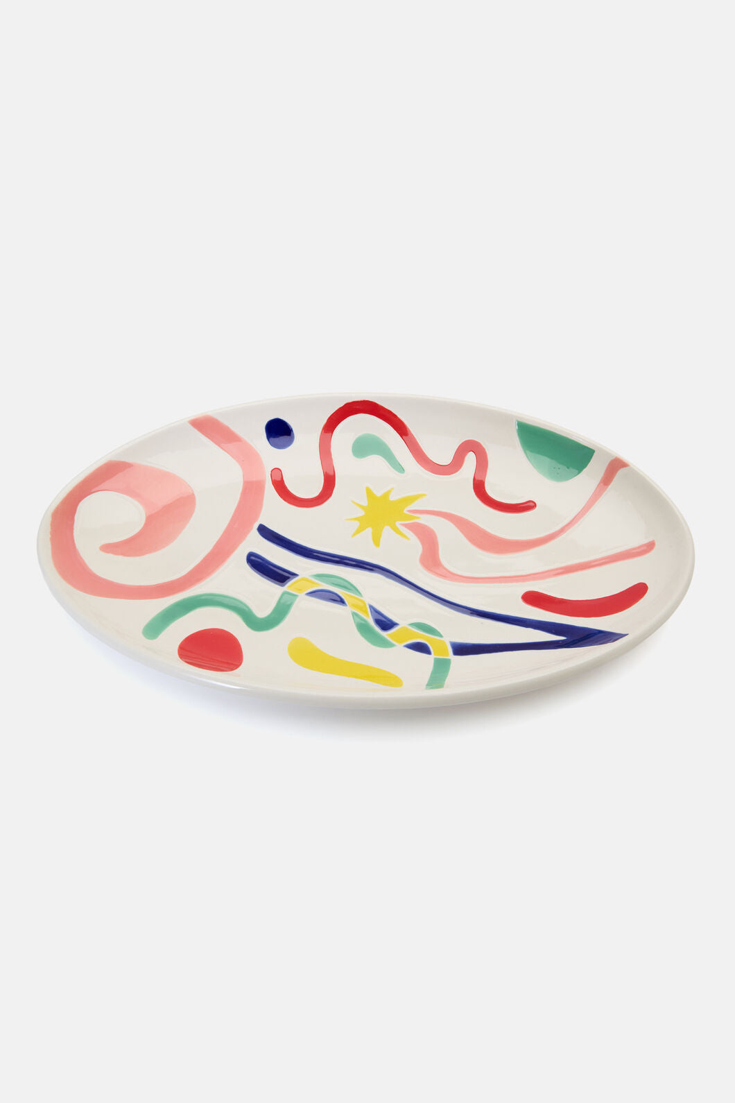 Gorman - Joyburst Ceramic Oval Platter - print