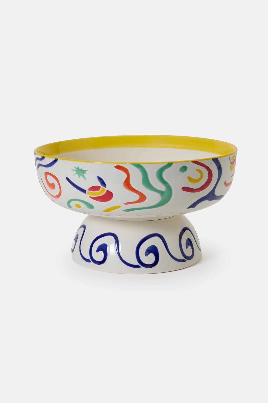 Gorman - Joyburst Ceramic Footed Bowl - print