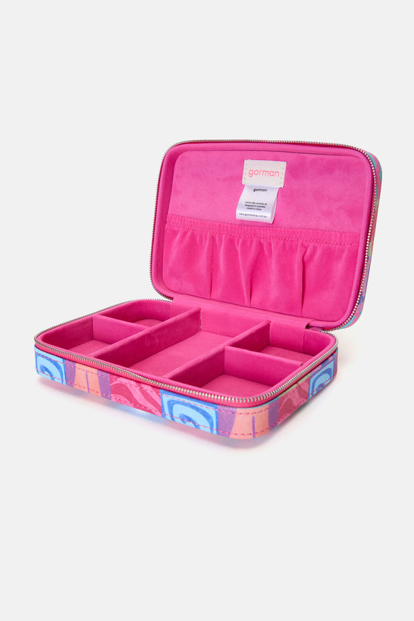 Gorman - Meta Shapes Jewellery Case - print