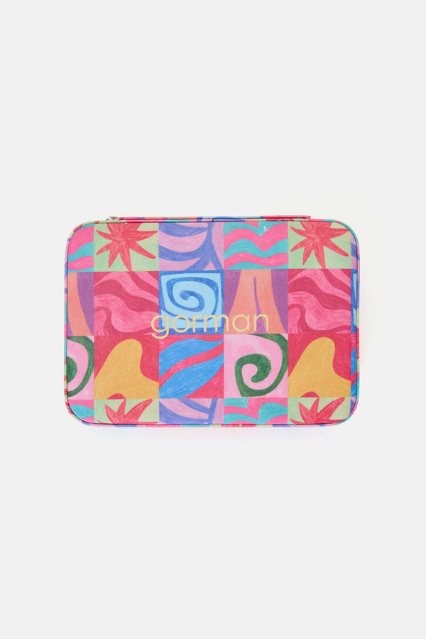 Gorman - Meta Shapes Jewellery Case - print