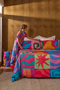 Gorman - Meta Shapes Bed Linen-QB - print