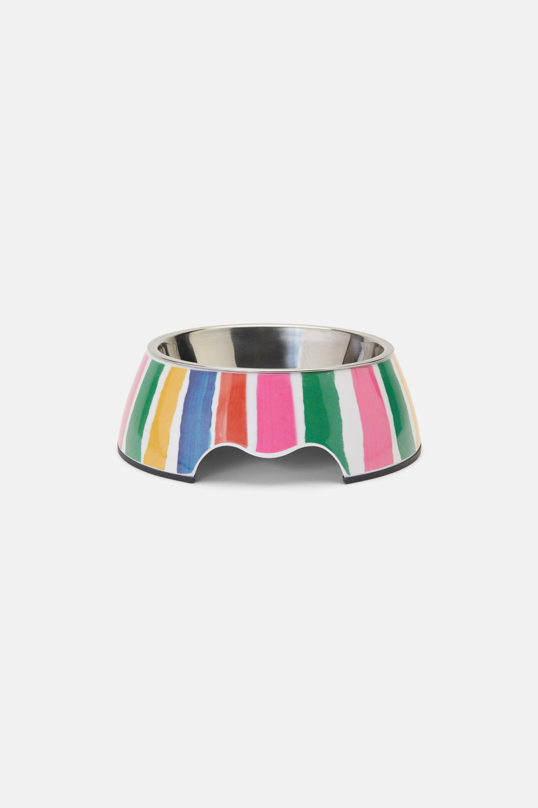 Painted Stripe Pet Bowl Sml