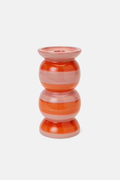 Gorman - Stripe Candle Holder Sml - multi