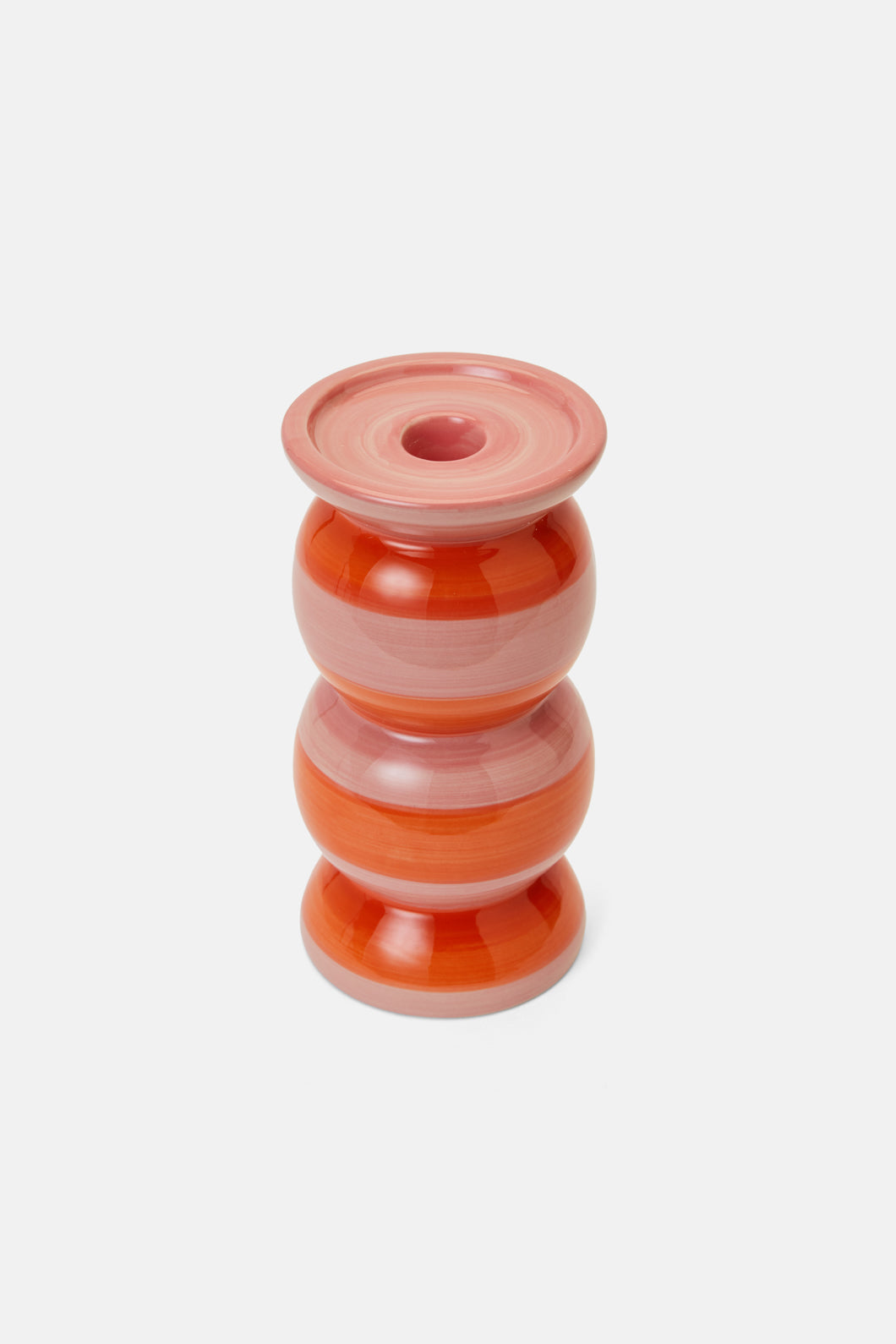 Gorman - Stripe Candle Holder Sml - multi