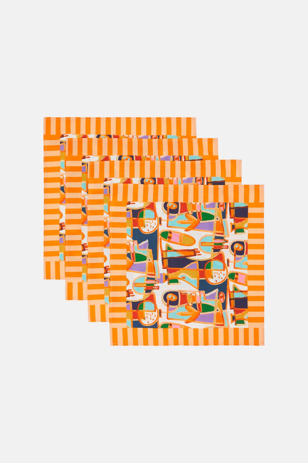 Gorman - Speechless Napkin Set 4 - print