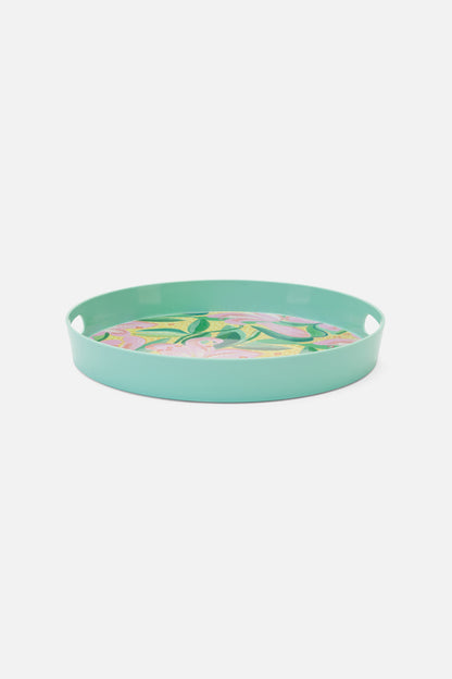 Gorman - Lillies Round Tray Lge - print