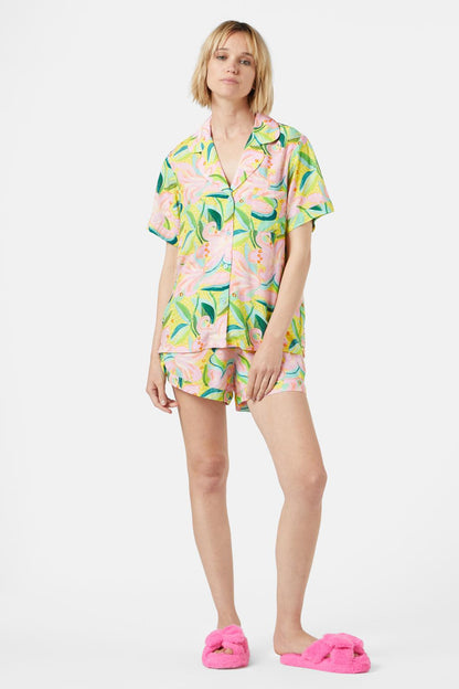 Gorman - Lillies Short PJ Set - print