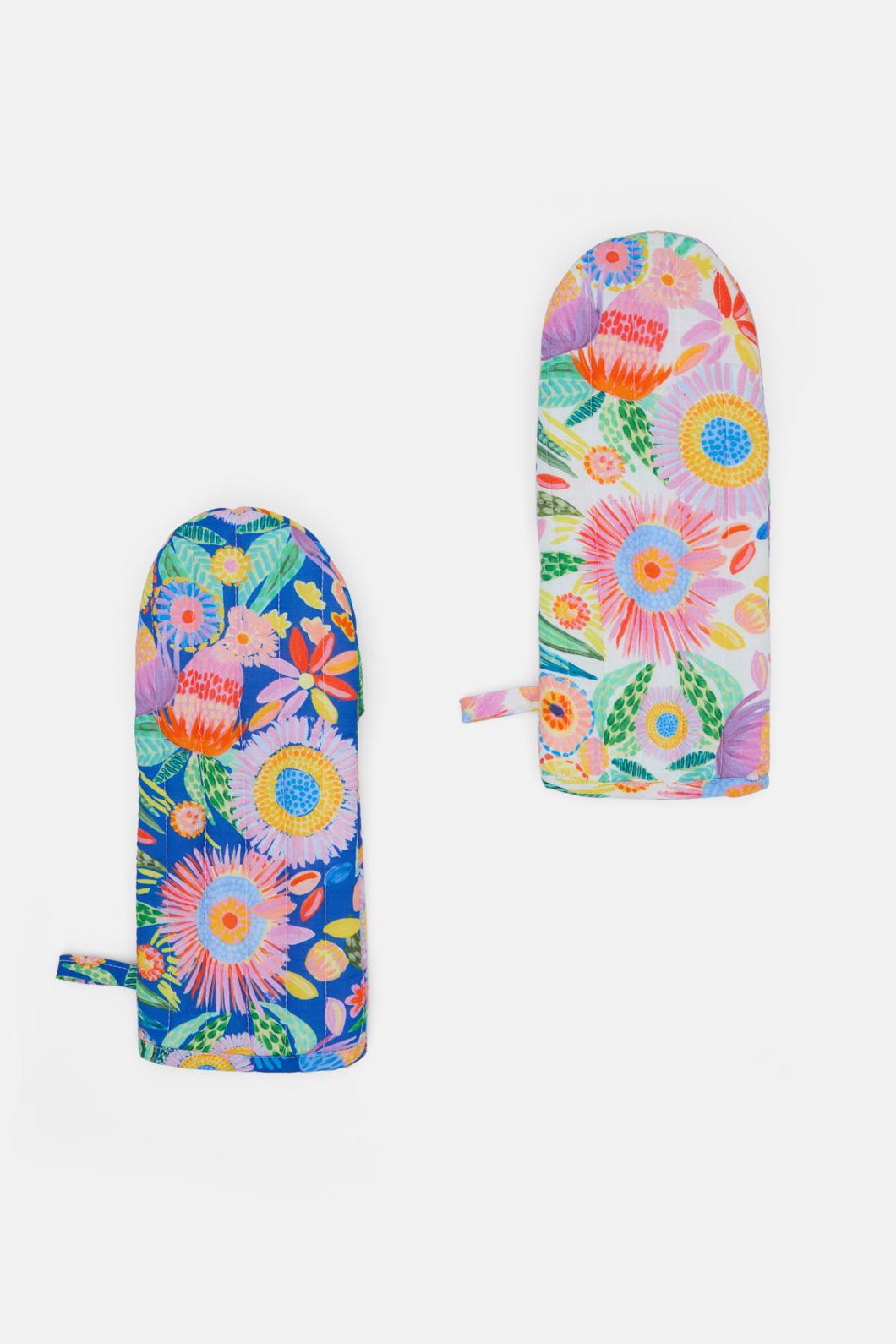 Gorman - Garden Oven Mitt Set 2 - print