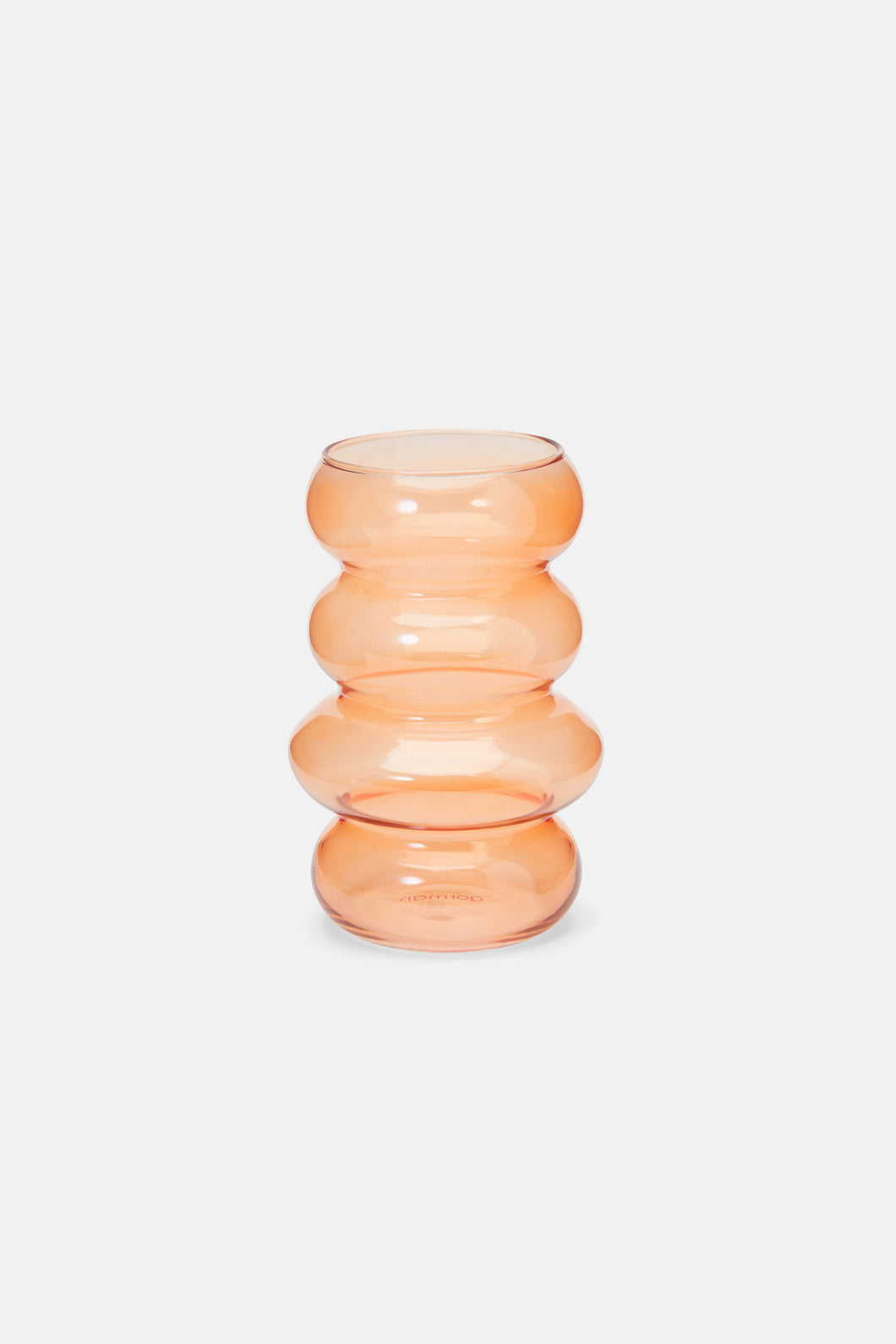 Gorman - Bubble Glass Vase - orange