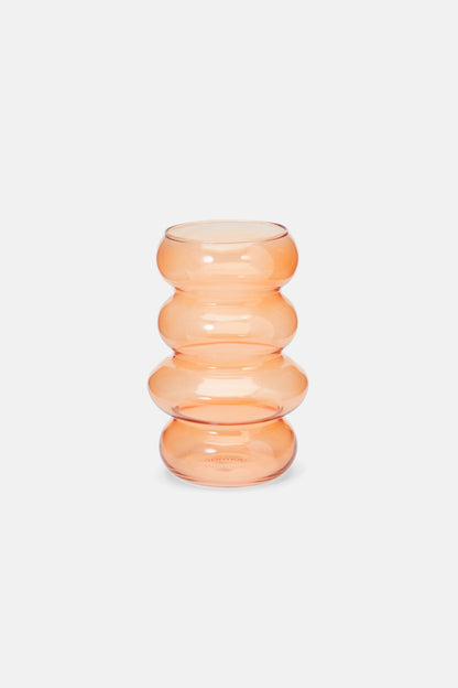 Gorman - Bubble Glass Vase - orange