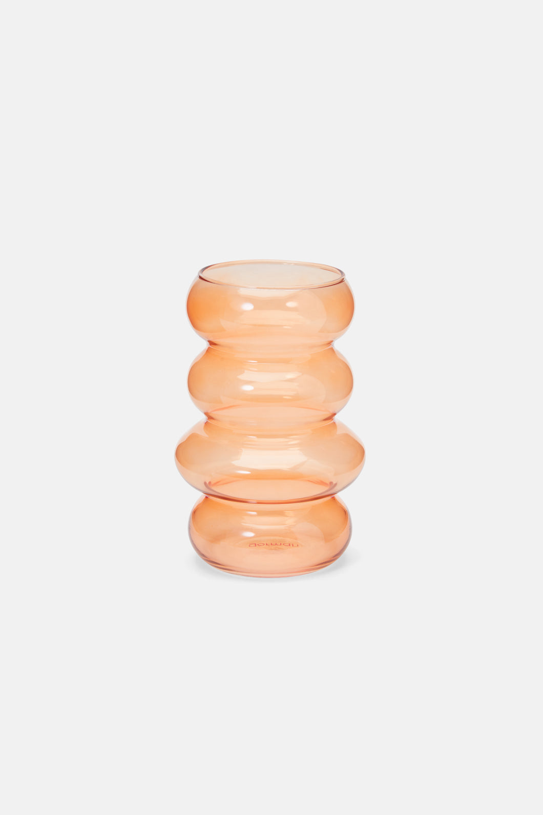 Gorman - Bubble Glass Vase - orange